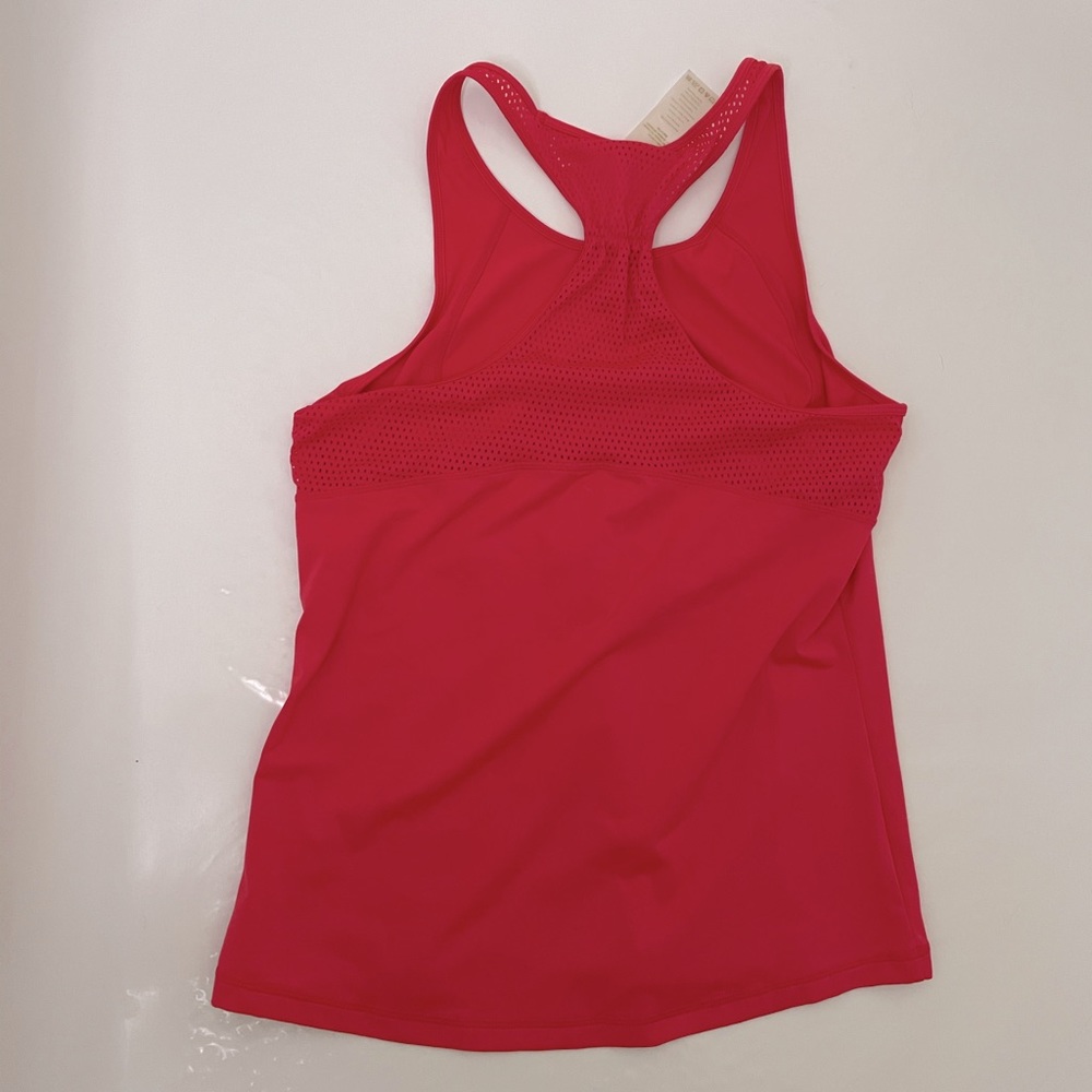 Shape red s seam activeware tank top L
